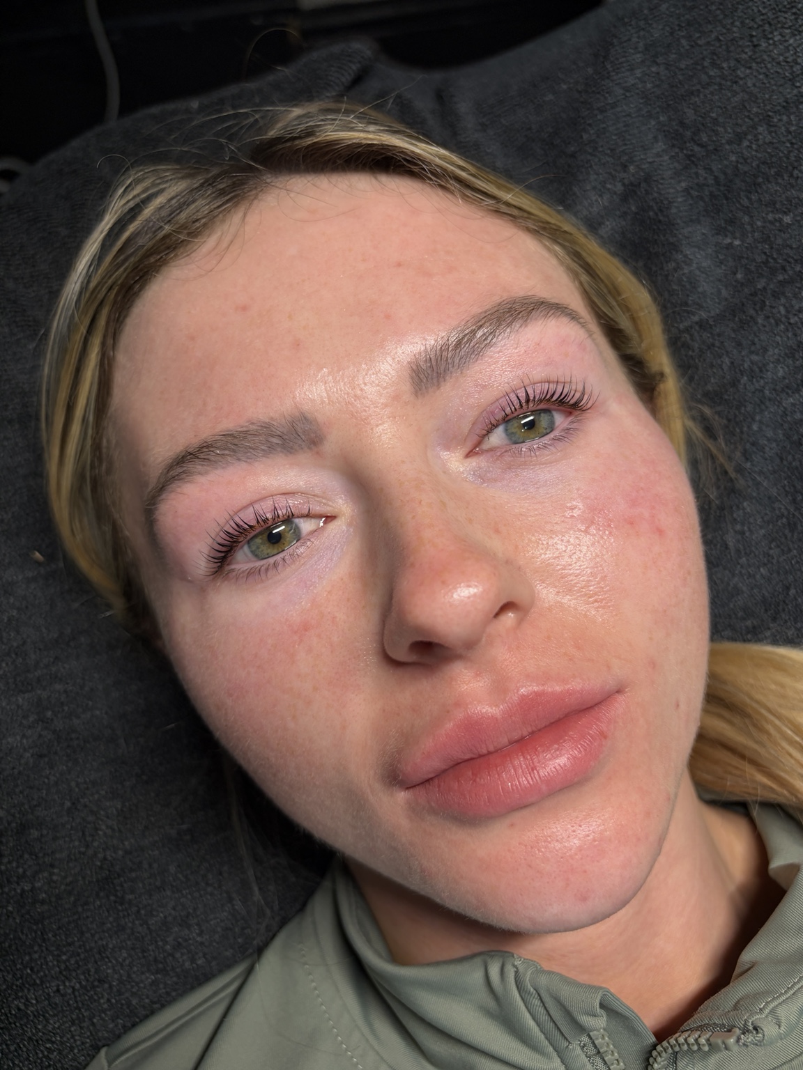 Korean lash lift result at Fayce Beauty & Skin